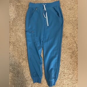 Figs Zamora Jogger Scrub Pants - Capri Blue - XXS Petite